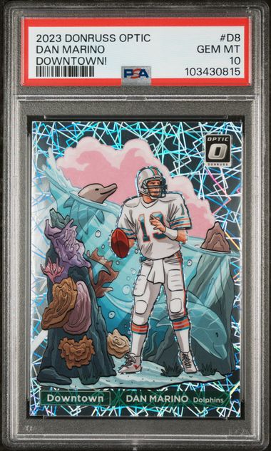 Sports Dan Marino 2023 Donruss Optic Downtown #D8 PSA 10