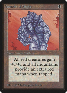 Magic The Gathering Gauntlet Of Might - Beta Edition (Leb)
