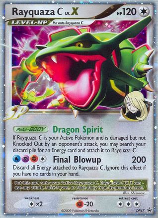 Pokémon Rayquaza C Lv.X (Dp47/56) - Diamond And Pearl Promos Holofoil