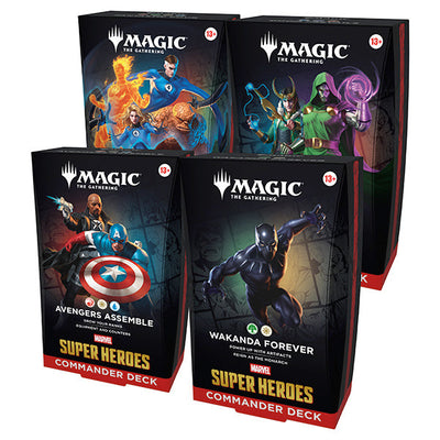 Magic The Gathering MTG: Universes Beyond- Marvel Super Heroes Commander Deck (Msc)(Msh)