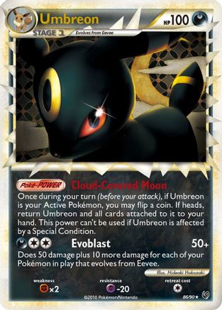 Pokémon Umbreon (Prime) (86/90) - Undaunted Holofoil