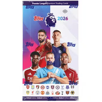 Soccer Topps 2025-26 Topps English Premier League Soccer Hobby 12 Box Case