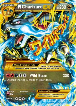 Pokémon M Charizard EX (X) (Secret) (108/106) - XY Flashfire Holofoil