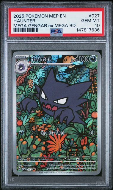 Pokémon PSA 10 Haunter Mega Gengar EX Mega Bd