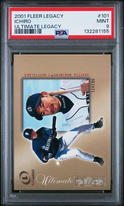 Pokémon Panini 2001 Fleer Legacy Ultimate Legacy Ichiro #101 /250 PSA 9 132281155