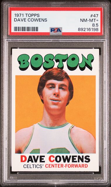 Basketball Topps Dave Cowens 1971 Topps #47 PSA 8.5