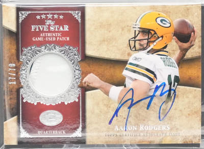 Sports 2011 Five Star Football - Aaron Rodgers Fssp-Ar - Autograph Patch /70