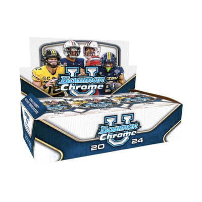 Baseball Topps 2024 Bowman Chrome University Football Jumbo 12 Box Case