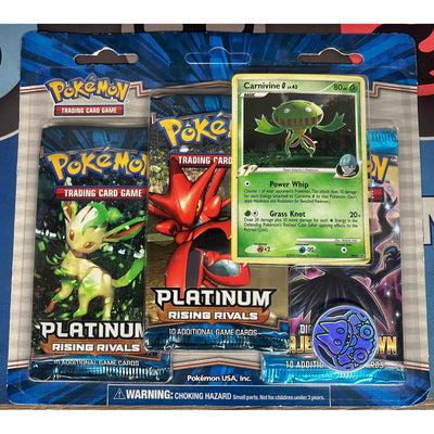 Pokémon Pokemon Platinum Rising Rivals & Majestic Dawn 3-Pack Blister (Carnivine)