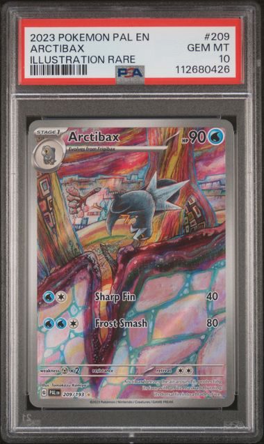 Pokémon Arctibax - 209/193 - Paldea Evolved - 2023 Pokemon - PSA 10