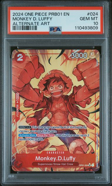 Sports PSA 10 Monkey D. Luffy Alternate Art