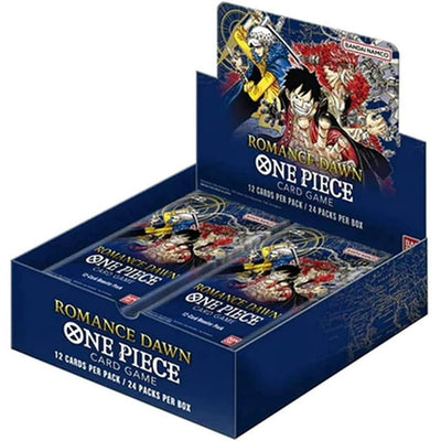 One Piece TCG One Piece: OP-01 Romance Dawn Booster Box First Print Blue Bottom