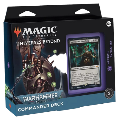 Magic The Gathering Universes Beyond: Warhammer 40,000 - Necron Dynasties Commander Deck