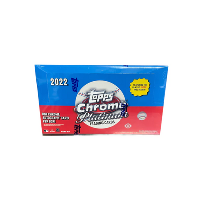 Baseball Topps 2022 Topps Chrome Platinum Anniversary Baseball Hobby 12 Box Case