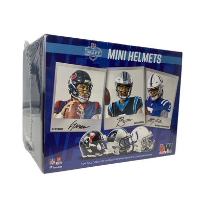 Football 2023 Fanatics Under Wraps Autographed Mini Helmets Football 12 Box Case