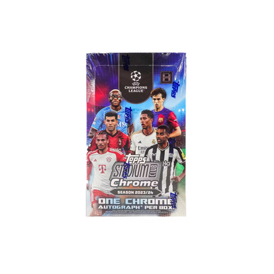 Soccer Topps 2023-24 Topps Uefa Club Competitions Stadium Club Chrome Soccer Hobby 12 Box Case