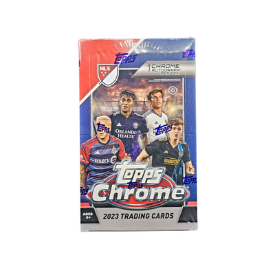 Soccer Topps 2023 Topps Chrome Major League Soccer Hobby 12 Box Case