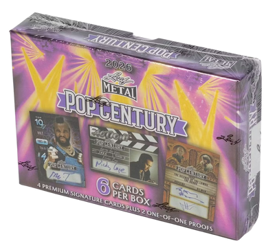 Pokémon 2026 Leaf Metal Pop Century Hobby Box