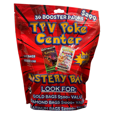 Pokémon Pokemon $299 Mystery Bag By Tpv Poke - Includes 36 Packs