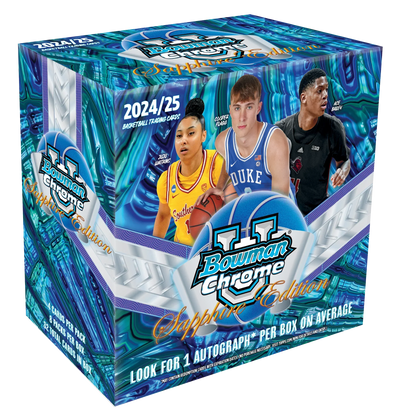 Basketball Topps 2024-25 Bowman University Chrome Basketball Sapphire Box