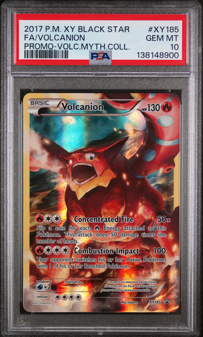 Pokémon PSA 10 Fa/Volcanion Promo-Volc.Myth.Coll.