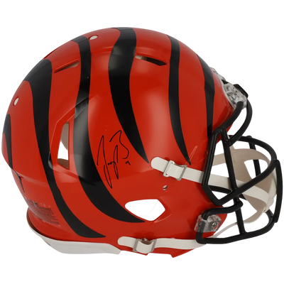 Football Joe Burrow Autographed Full Size Authentic On-Field Speed Helmet (Fanatics Coa)