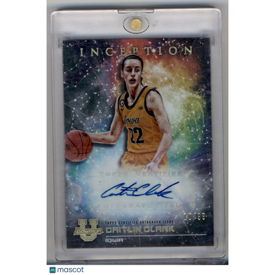 Baseball Bowman 2023 Bowman University Inception Caitlin Clark #Pmp-Cc Primordial Prospect Autograph /99