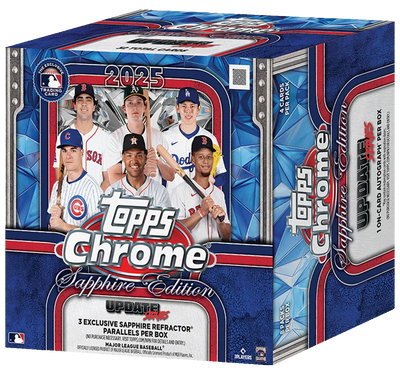 Baseball Topps 2025 Topps Chrome Update Baseball Sapphire Hobby Box