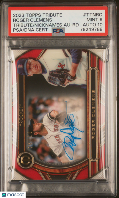 Sports Topps 2023 Topps Tribute To Nicknames Auto Roger Clemens #Ttnrc Rd PSA Auto 10