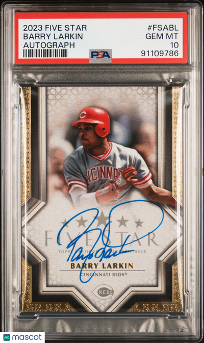 Sports Topps 2023 Topps Five Star Autographs Barry Larkin #Fsabl PSA 10