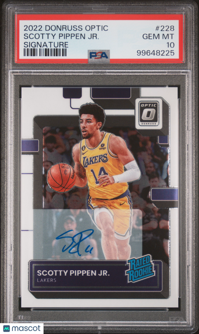 Sports Panini 2022 Panini Donruss Optic Scotty Pippen Jr. #228 Signature PSA 10