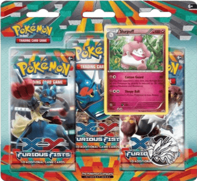 Pokémon Furious Fists 3-Pack Blister W/ Slurpuff
