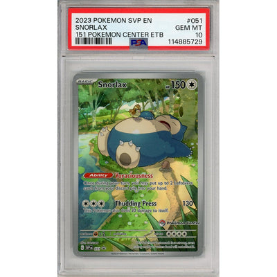 Pokémon Pokemon Graded: Snorlax PSA 10