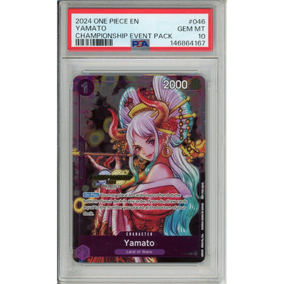 One Piece TCG One Piece Graded: Yamato P-046 Championship Event Pack (2024) PSA 10