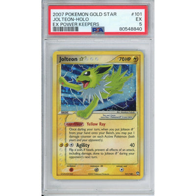 Pokémon Pokemon Graded: Jolteon Gold Star PSA 5