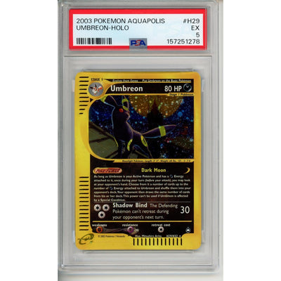 Pokémon Pokemon Graded: Umbreon Holo H29/H32 PSA 5
