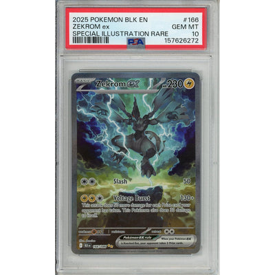 Pokémon Pokemon Graded: Zekrom EX 166/86 Black Bolt (2025) SIR PSA 10