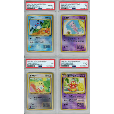 Pokémon Pokemon Graded: Southern Islands Sequential Set Of 18 PSA Graded