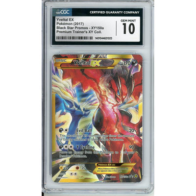 Pokémon Pokemon Graded: Yveltal EX #Xy150a Black Star Promo Premium Trainer'S XY Collection (2017) Holo CGC 10