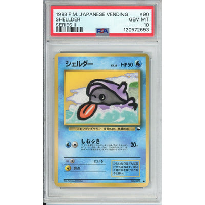 Pokémon Pokemon Graded: Jp Shellder #90 Vending Series Ii (1998) PSA 10