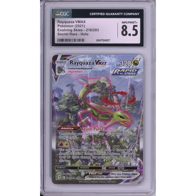 Pokémon Pokemon Graded: Rayquaza VMAX CGC 8.5