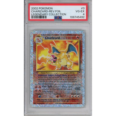 Pokémon Pokemon Graded: Charizard Legendary Collection PSA 4