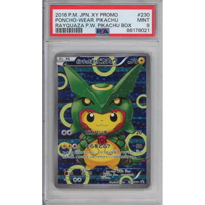 Pokémon Pokemon Graded: Pikachu In Rayquaza Poncho PSA 9