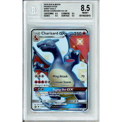 Pokémon Pokemon Graded: Charizard GX Sv49/Sv94 Hidden Fates (2019) Beckett 8.5