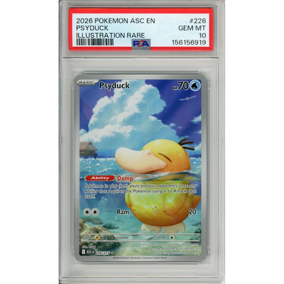 Pokémon Pokemon Graded: Psyduck 226/217 Ascended Heroes (2026) IR PSA 10