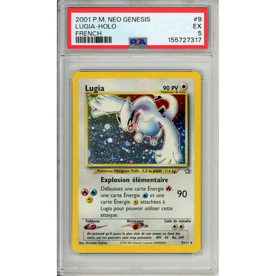 Pokémon Pokemon Graded: French Lugia 9/111 Neo Genesis (2001) PSA 5