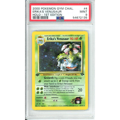 Pokémon Pokemon Graded: Erika'S Venusaur 1st Edition 4/132 Gym Challenge (2000) Holo