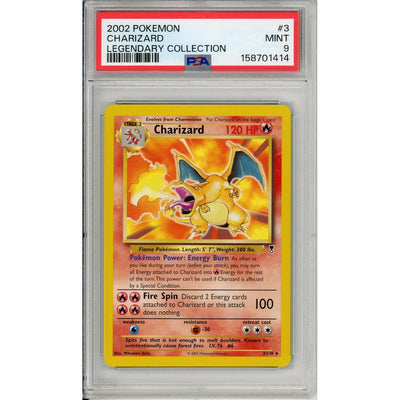 Pokémon Pokemon Graded: Charizard 3/110 Legendary Collection (2002) PSA 9