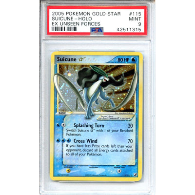 Pokémon Pokemon Graded: Gold Star Suicune PSA 9