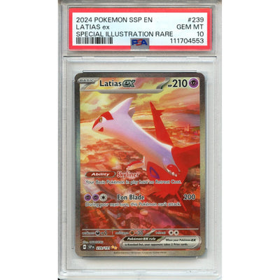 Pokémon Pokemon Graded: Latias EX 239/191 Surging Sparks (2024) Holo SIR PSA 10